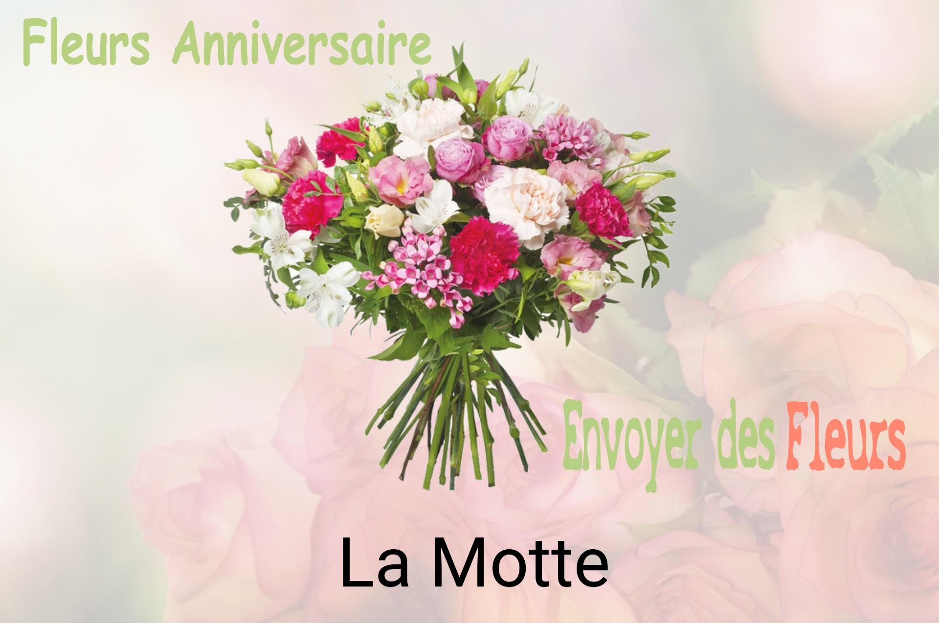 Bouquet de fleurs d’anniversaire livré à La Motte